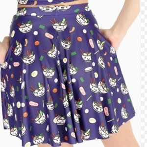 Blackmilk EVERYBODY LOVES RAMEN POCKET SKATER SKIRT Limited edition Size S